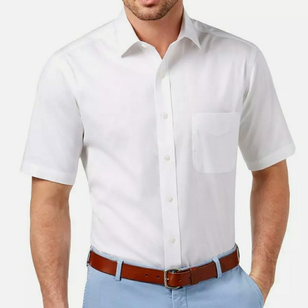 Club Room White Button-Down Shirt